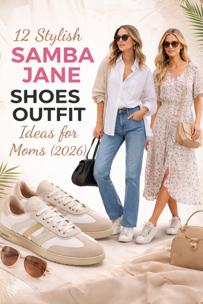 samba jane shoes outfit ideas for moms with stylish casual looks in 2026