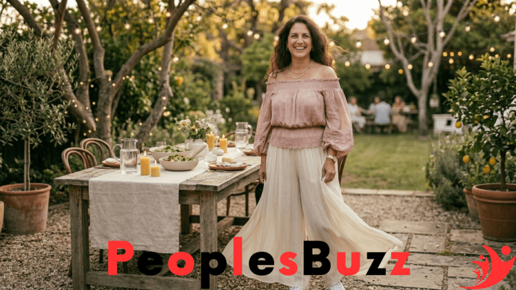plus size summer outfits with palazzo pants and off-shoulder top for a breezy summer evening look