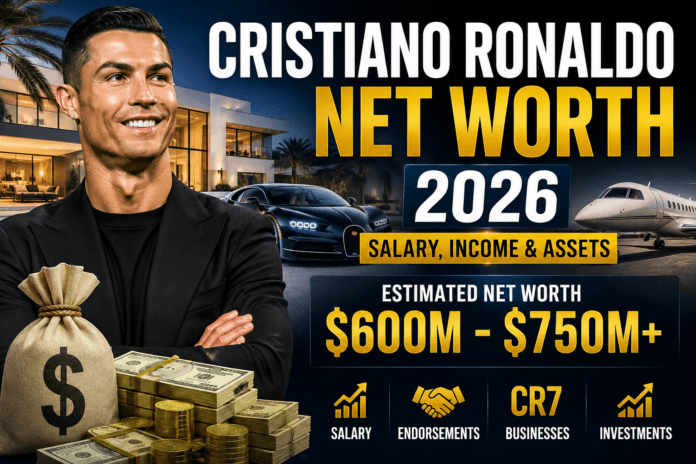 Cristiano Ronaldo Net Worth 2026 salary income assets luxury lifestyle breakdown